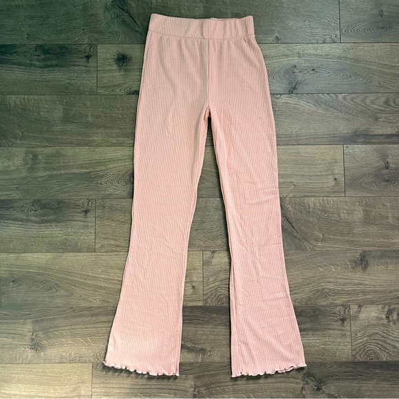 ASOS Pink Waffle Knit Women's Pajama Bottoms - Pants & Shorts Bundle - Picture 2 of 9